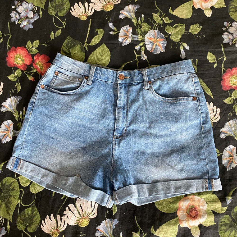 Light wash jeans. Lots of life, hardly worn